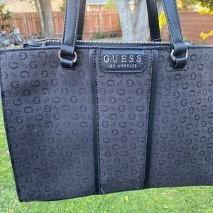 Large Black Guess Hand Bag